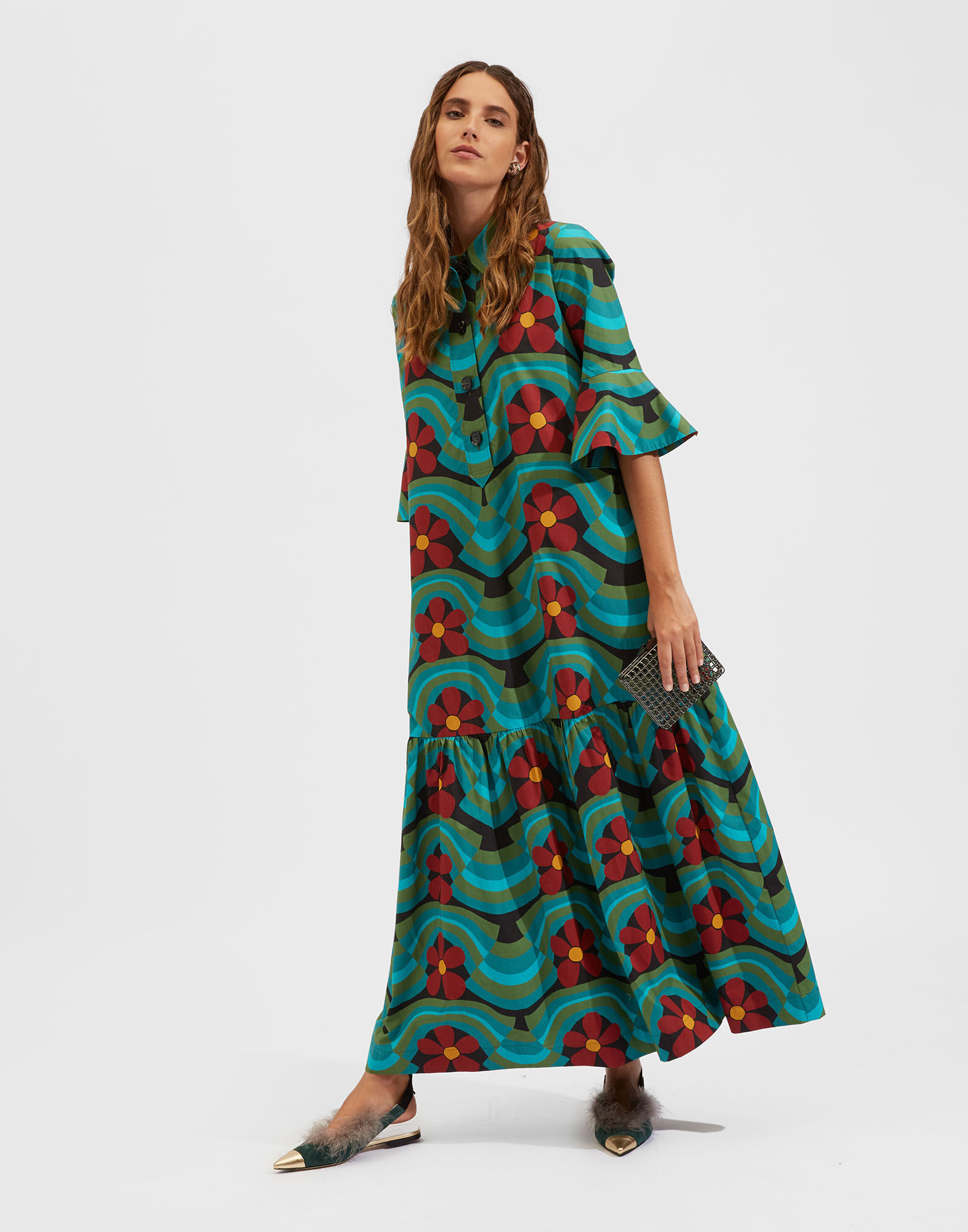 La DoubleJ Artemis Dress Ashbury DRE0176COT001ASH0001