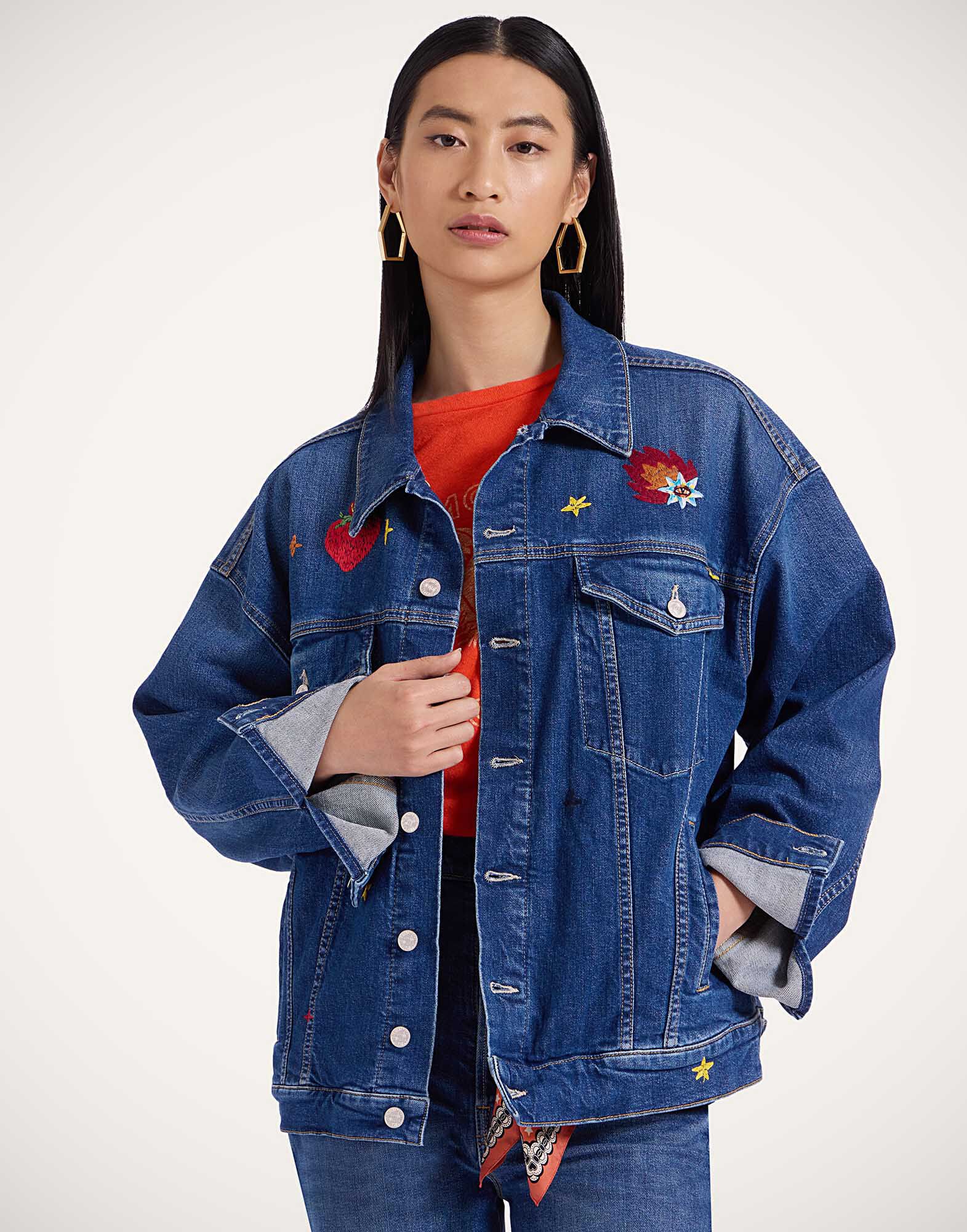 La DoubleJ The Drop It Drifter Jacket Always On Top Blue JAC0138DEN011ALW01BU03