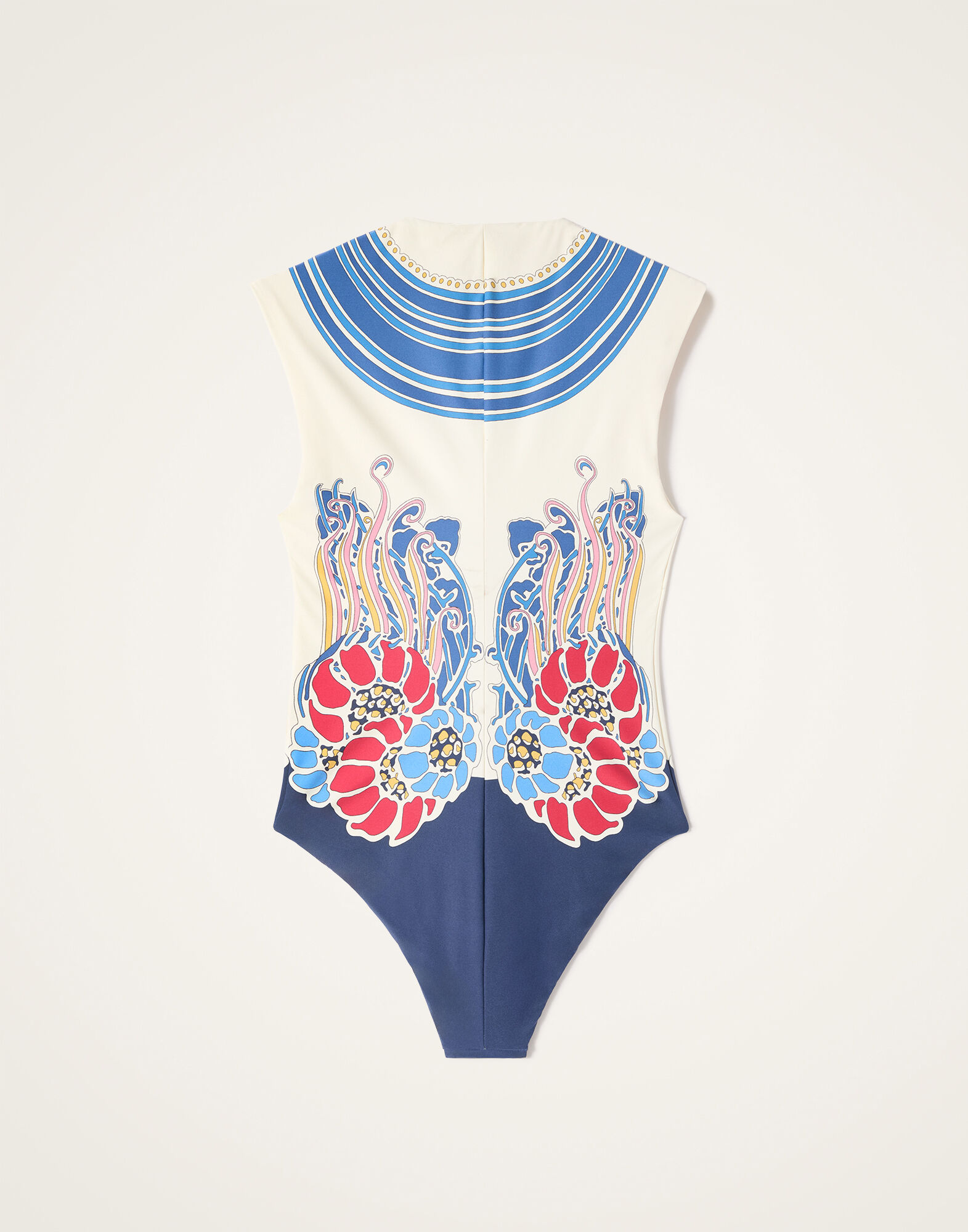 La DoubleJ Tutto Suit Lemuria Plac&eacute;e Blue SWI0092LYC006LEM02BU03