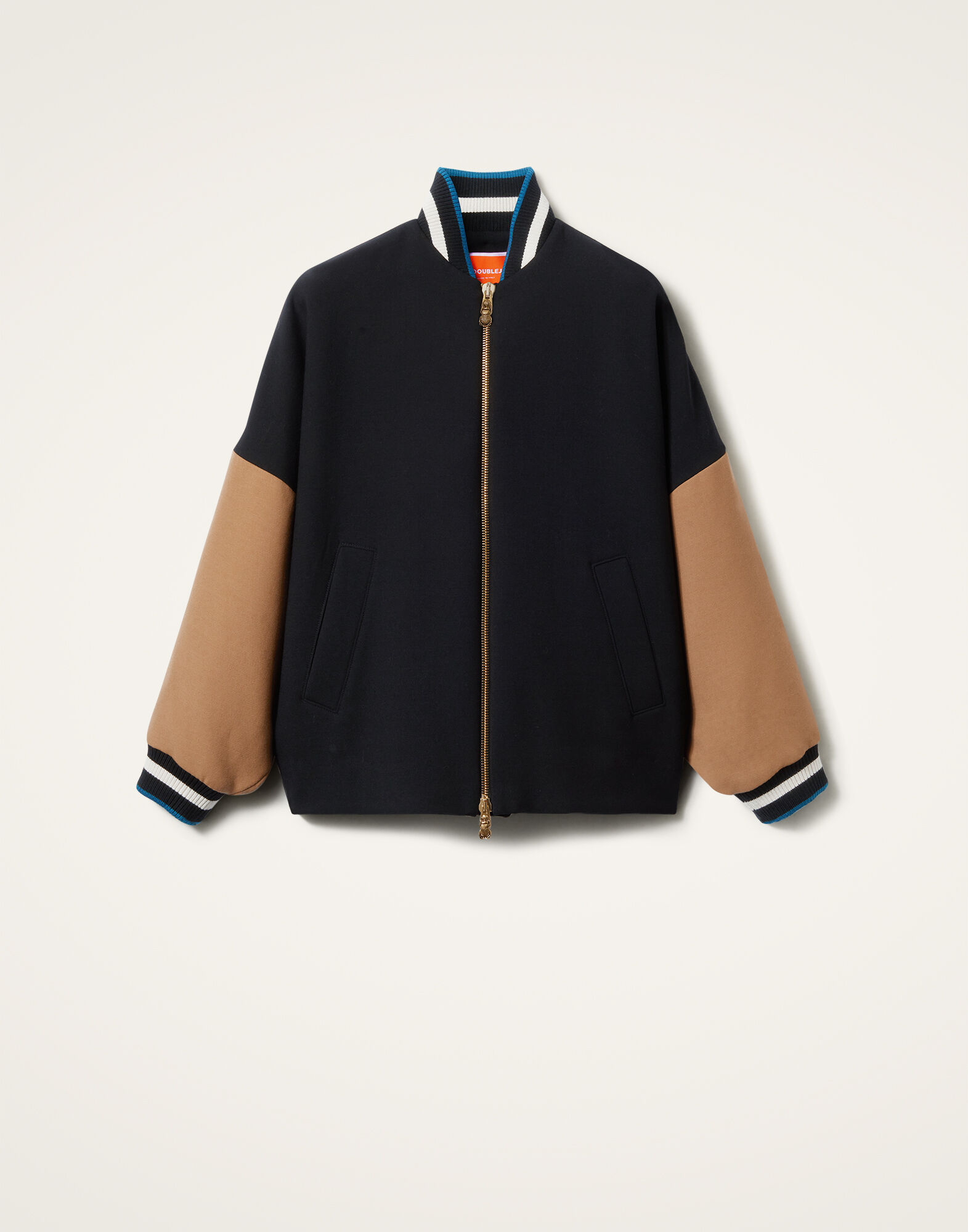 La DoubleJ Brooklyn Bomber Solid Black JAC0128WOL024SOLIDBL01