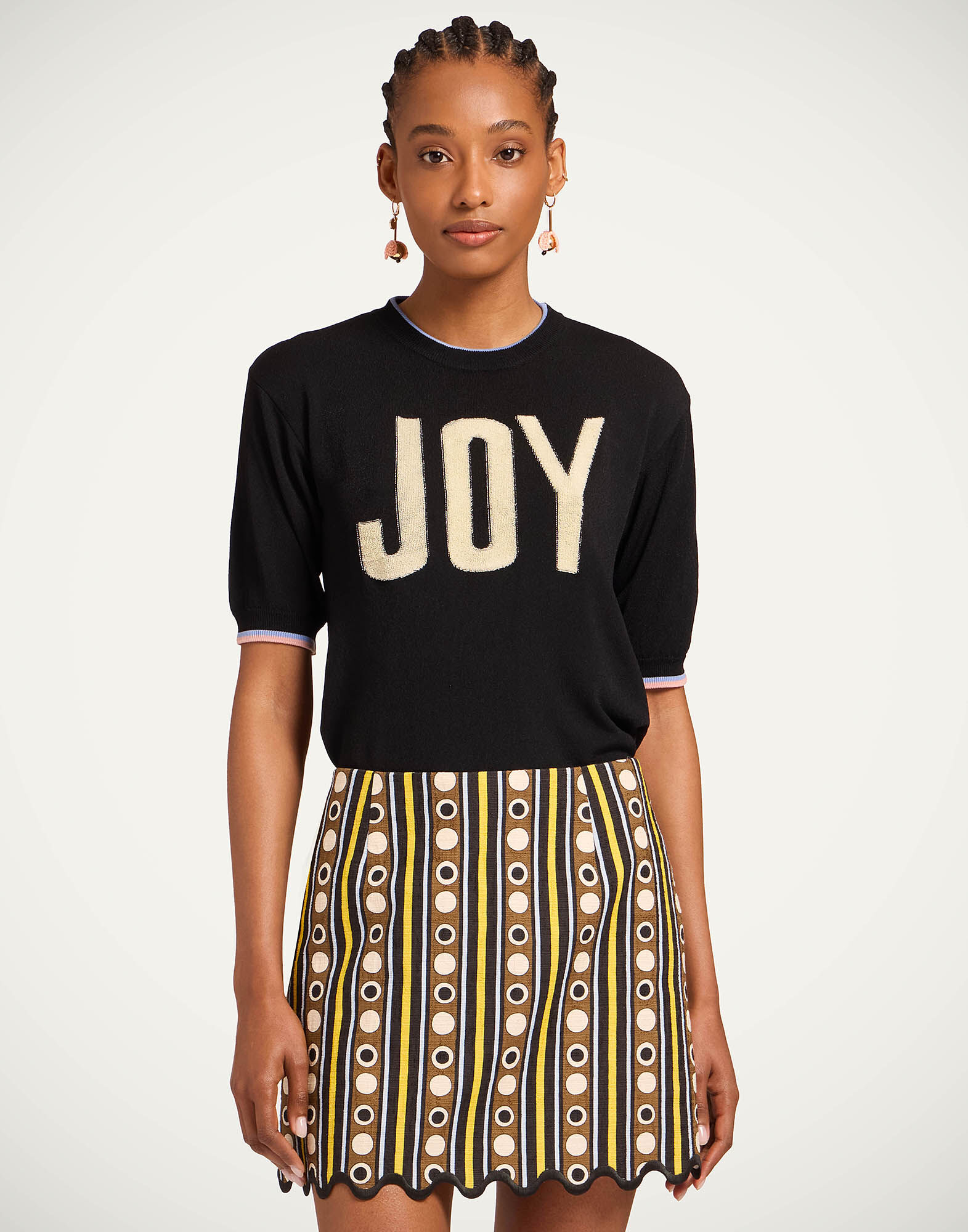 La DoubleJ Joy Tee Joy Black PUL0276KNI163SOE10BL01