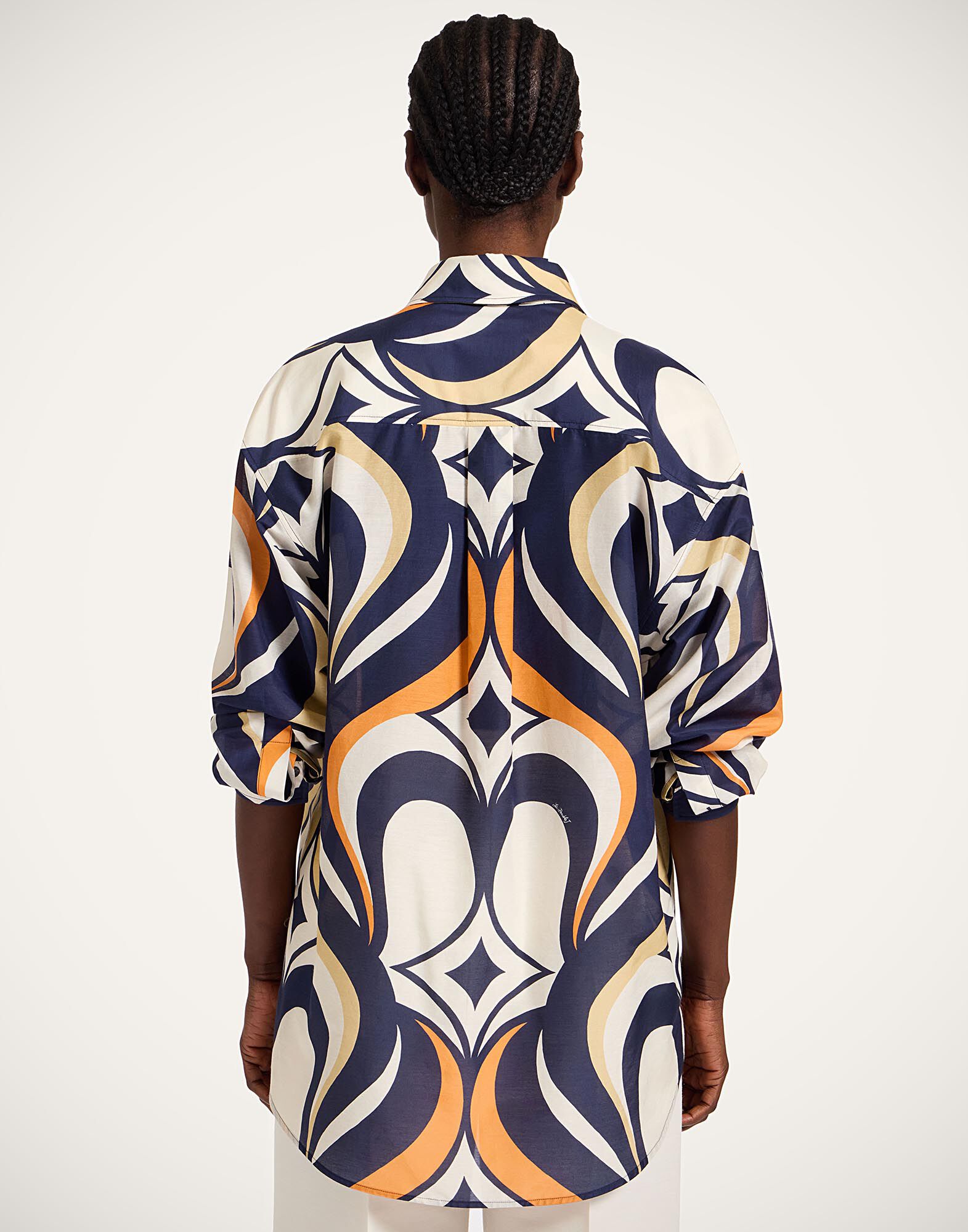 La DoubleJ Better Than Your Boyfriend's Shirt Jive Macro White SHI0133SIL010JIV04WH01