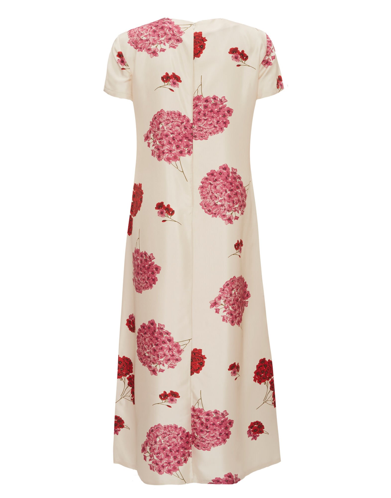 La DoubleJ Swing Dress Ortensia White DRE0001SIL001ORT01WH01