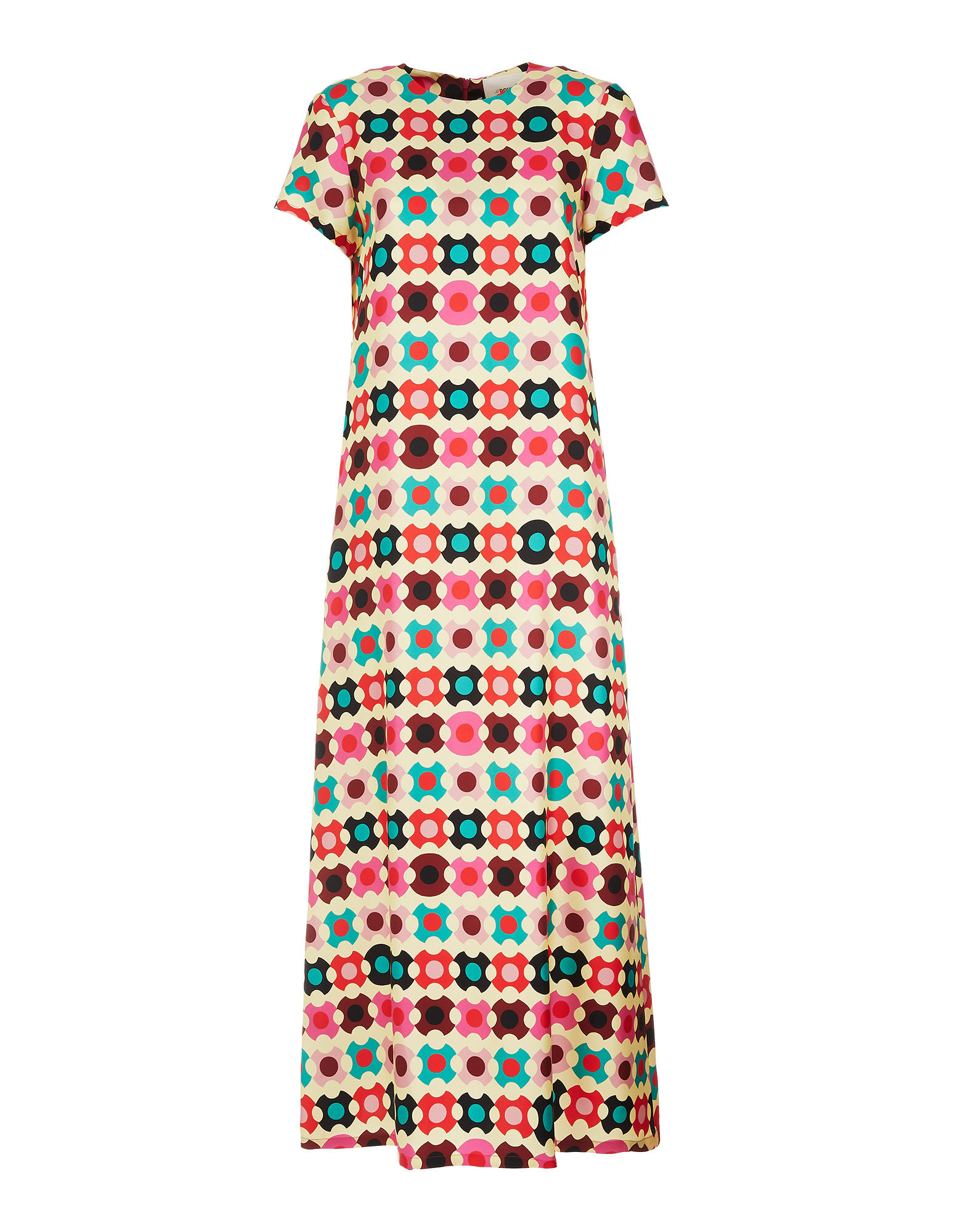 LaDoubleJ Swing Dress Groovy Dot Giallo DRE0001SIL001GRO0003