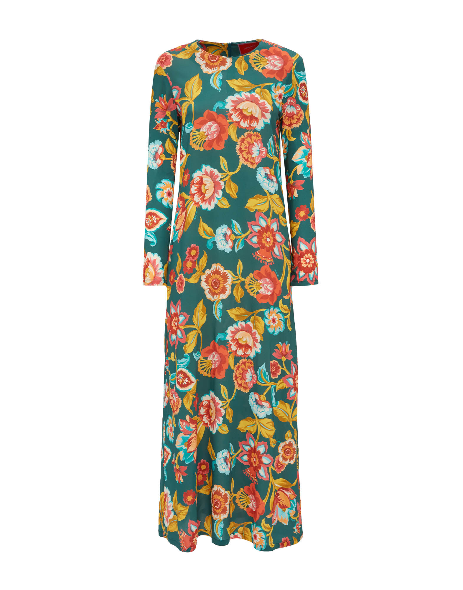 La DoubleJ Long Sleeve Swing Dress Hottie Emerald DRE0184VIS001HOT01GR04