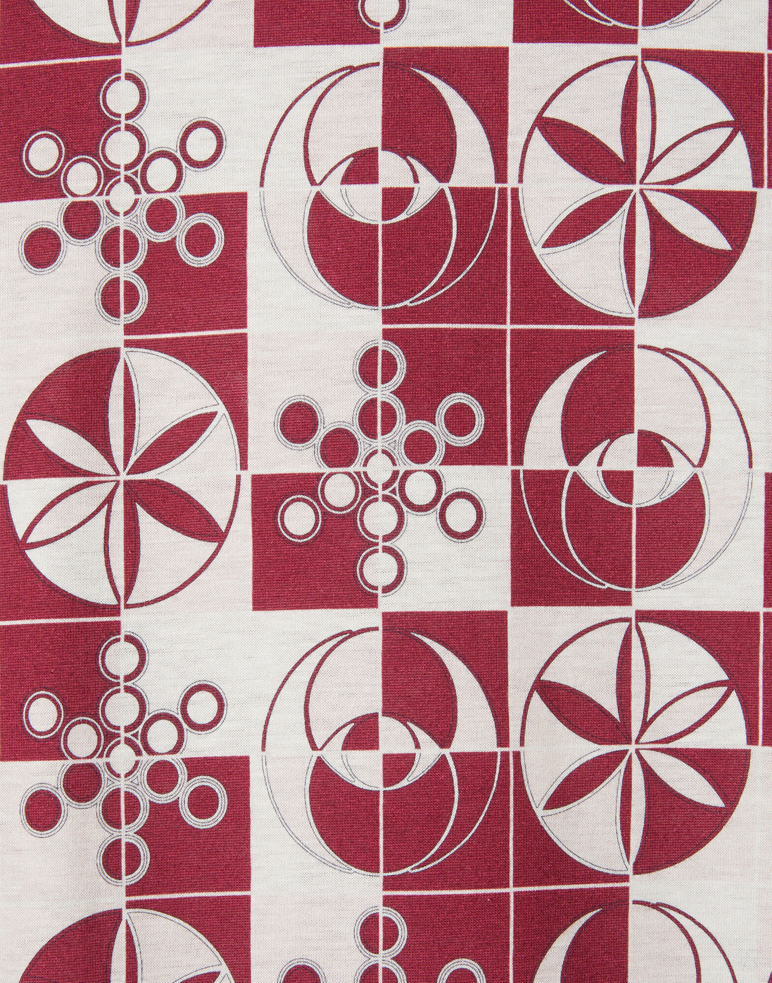 La DoubleJ Sporty Swing Dress Eclipse Burgundy DRE0247JER002ECL01RE02