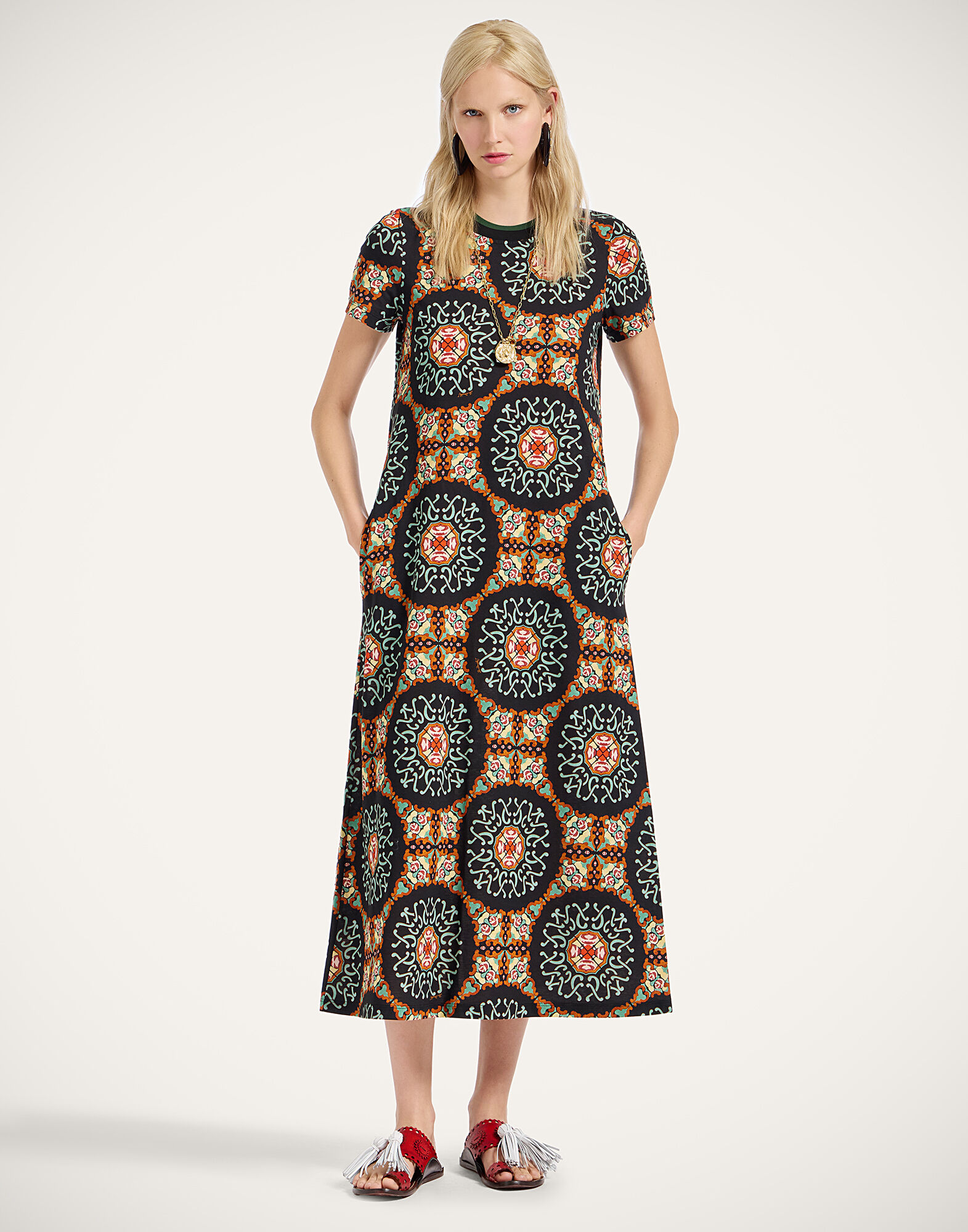 La DoubleJ Sporty Swing Dress Ballata Black DRE0247JER002BAL01BL01