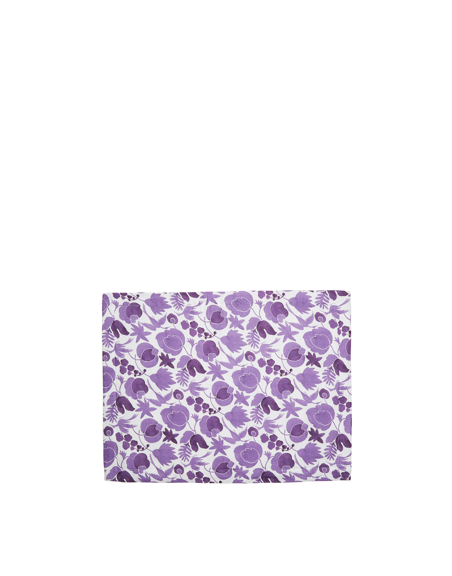 La DoubleJ Placemat Set Of 2 Wildbird Viola Small TBM0001LIN001CER0020