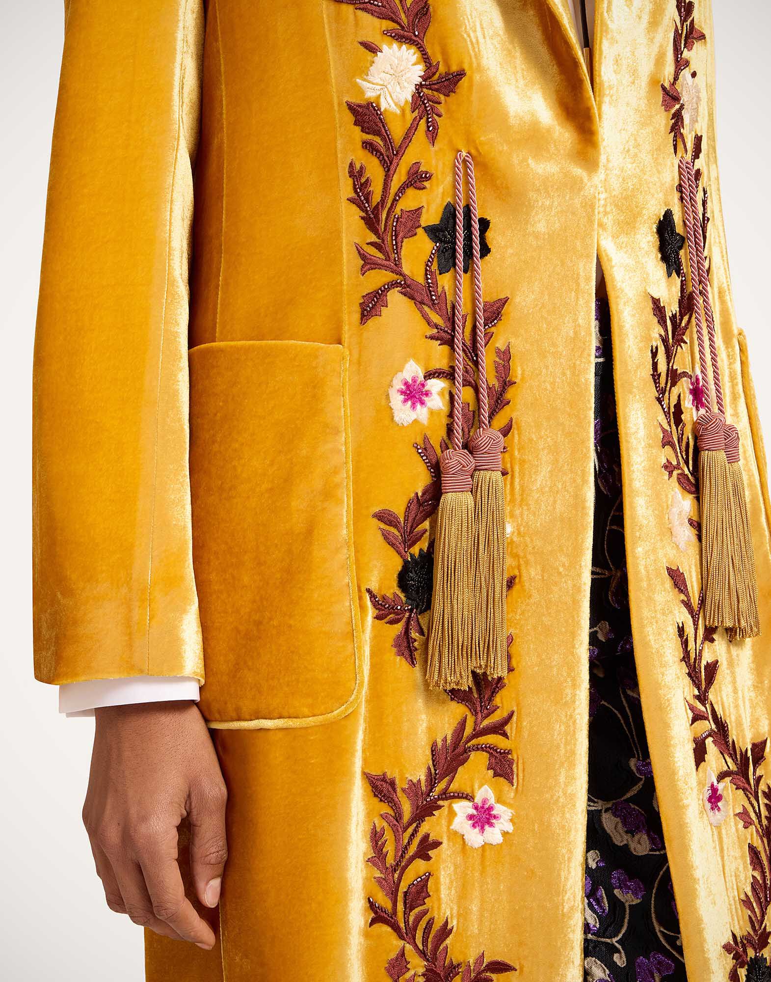 La DoubleJ Duster Coat Solid Yellow JAC0181VEL019SOLIDYE02