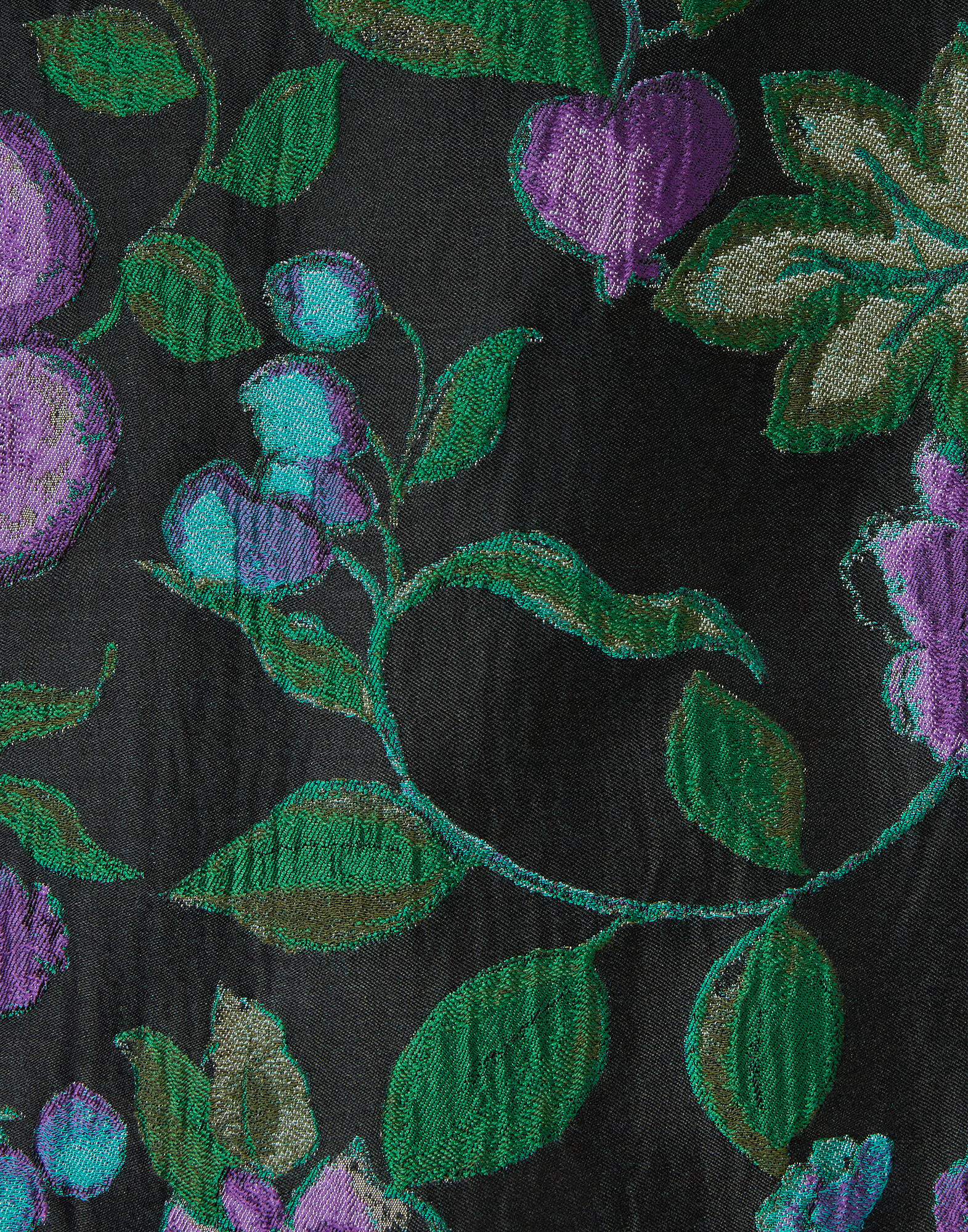 La DoubleJ Precious Coat Botanical Black JAC0122JCQ144BOT01BL01