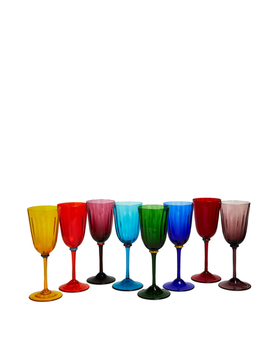 Multicolor Drinking Cups - Set of 8