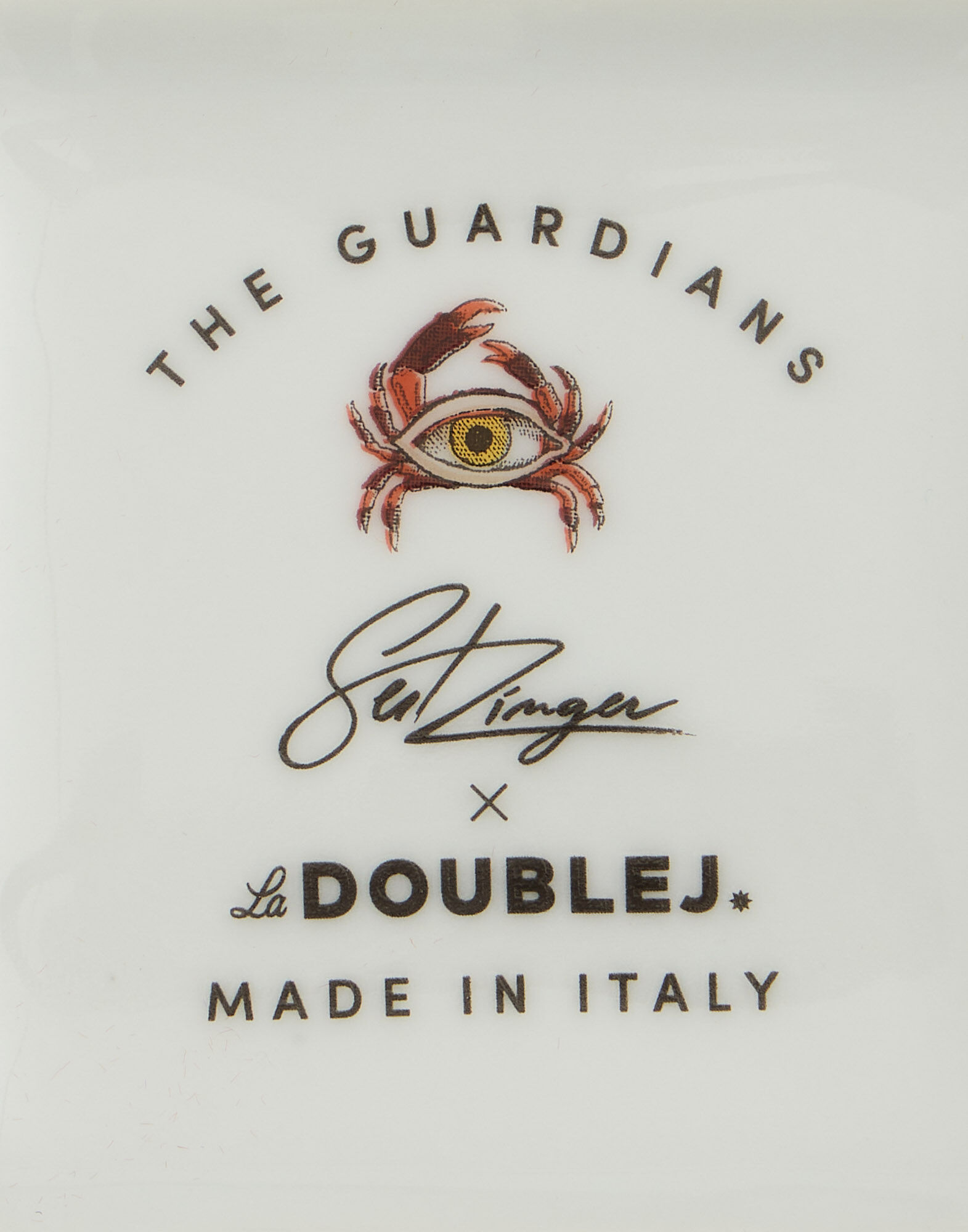 La DoubleJ Mini Trinket Tray The Crab Midnight Blue TRI0009CER001CRB07BU04