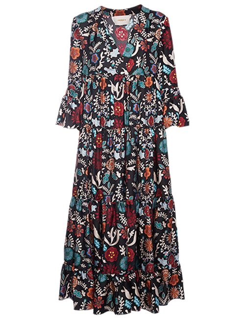 LaDoubleJ Jennifer Jane Dress Fire Flower DRE0114SIL001FIR0001