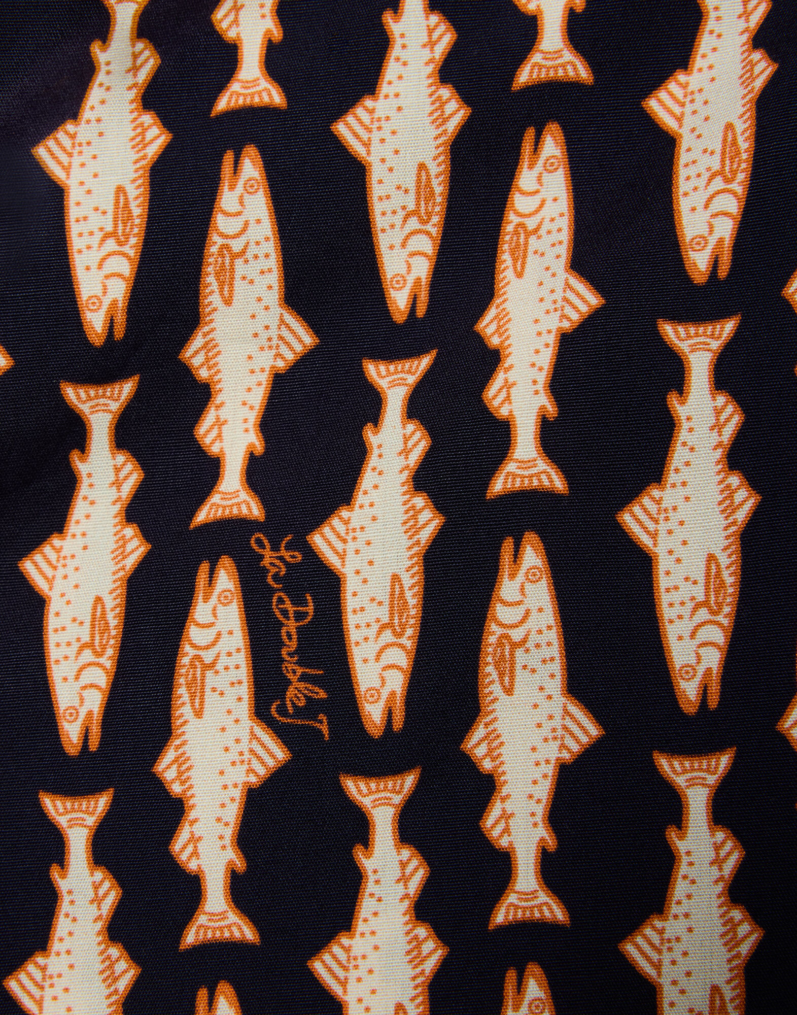 La DoubleJ Aviator Jumpsuit Pesciolini Blue DRE0489COT039PES04BU03