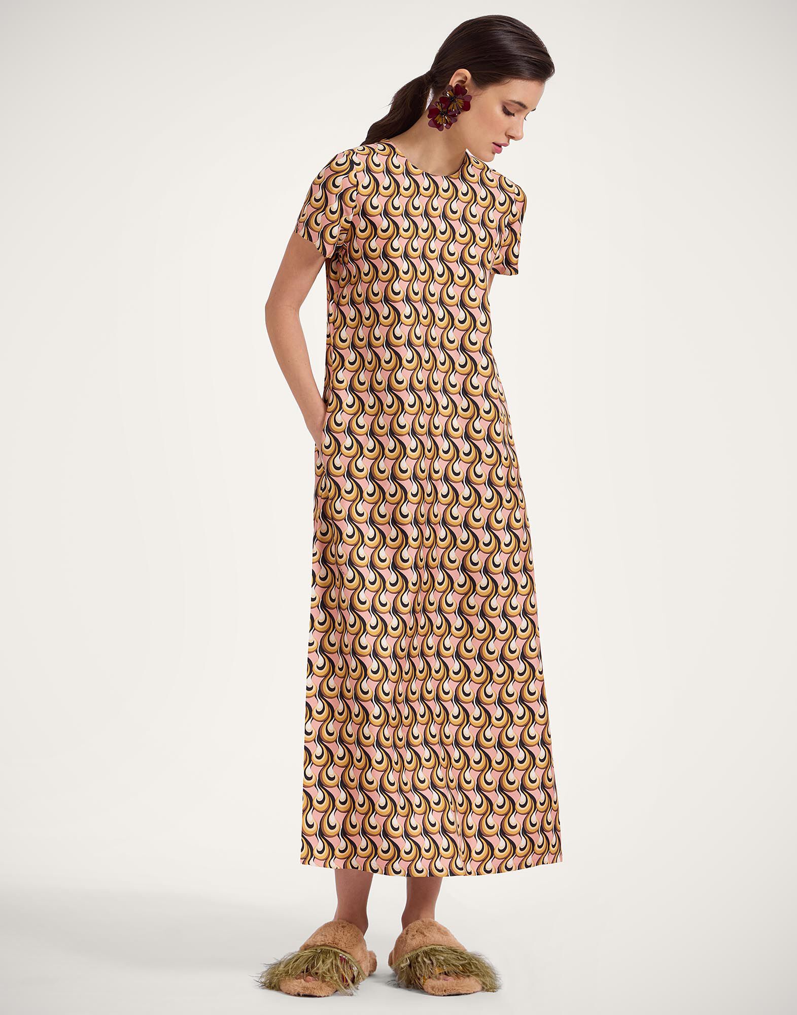 La DoubleJ Swing Dress Melty Pink DRE0001SIL001MLT01PI01