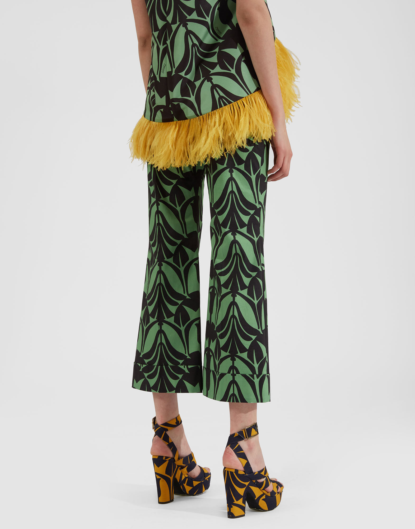 La DoubleJ Hendrix Pants Papyrus Green TRO0014COT006PAY01GR02