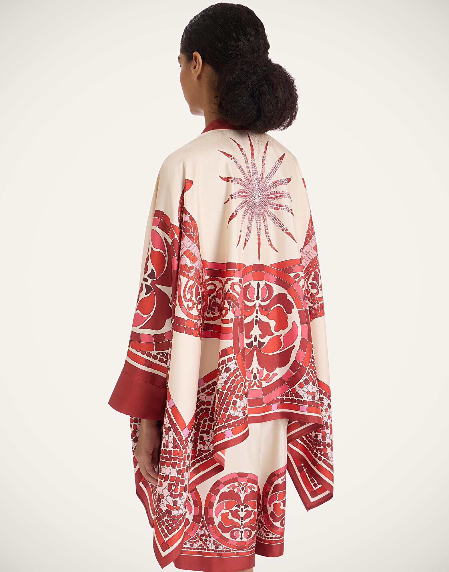 La DoubleJ Foulard Shirt Cobra Plac&eacute;e Red SHI0059SIL006COB01RE01