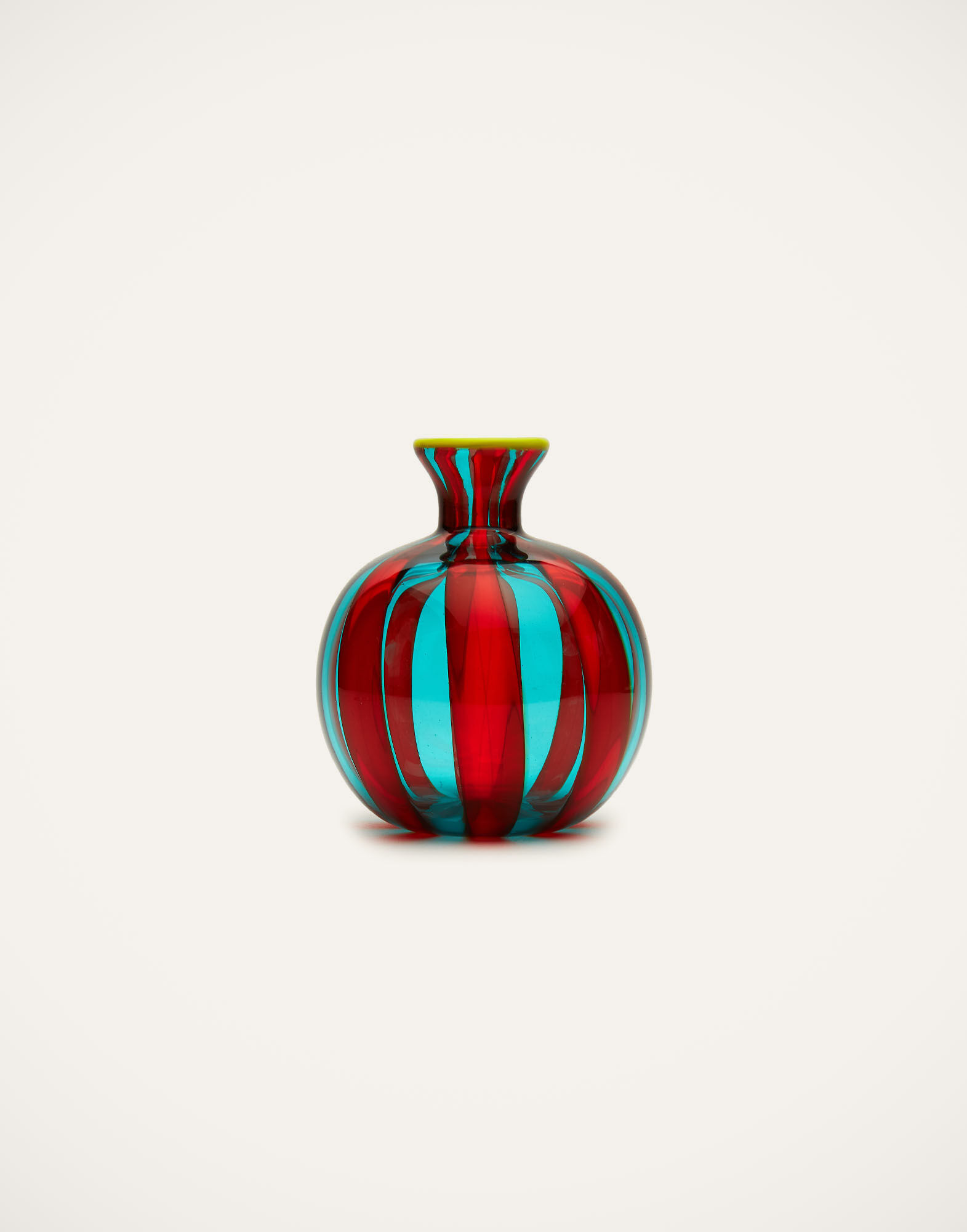 La DoubleJ Mini Ciccio Vase Red/Turquoise VAS0012MUR001MUL0067