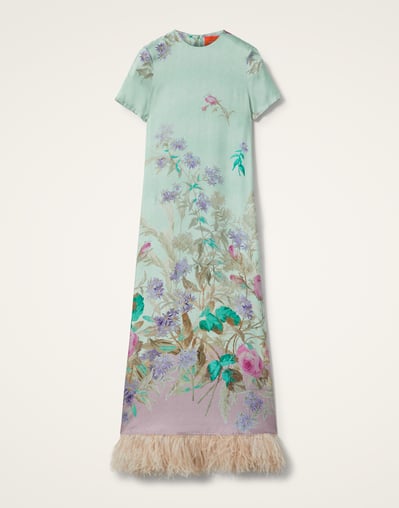 Swing Dress in Heath Place Mint for Women | La DoubleJ US Swing Dress in Heath Place Mint for Women | La DoubleJ US