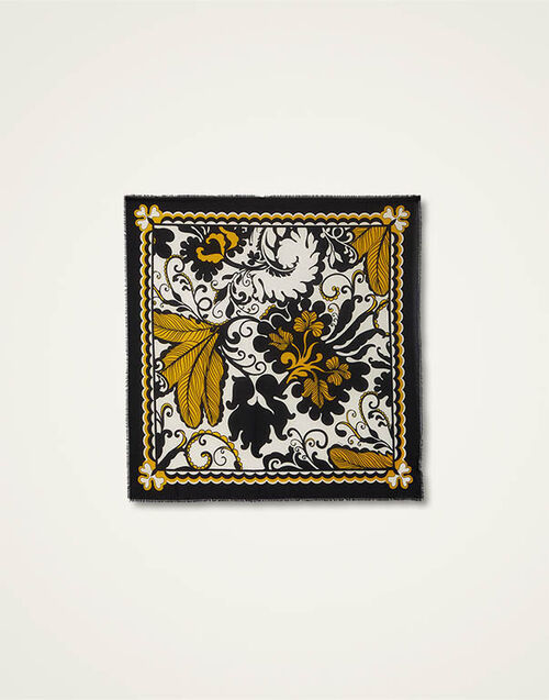 La DoubleJ Foulard 140 Marea Black & White SCA0055MOS001MRE01BL03