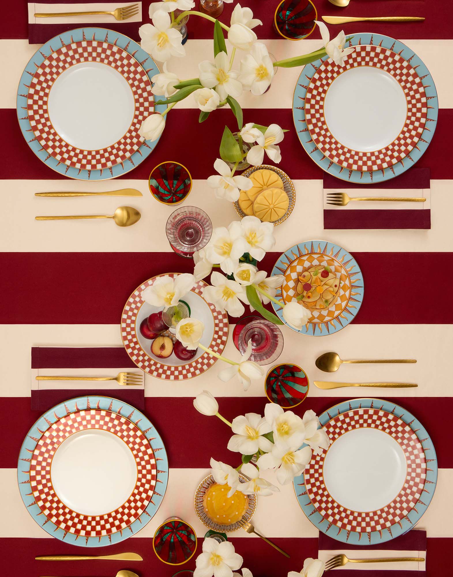 La DoubleJ Dinner Plates Set Of 2 Apollo Brick DIN0002CER001APL01RE06