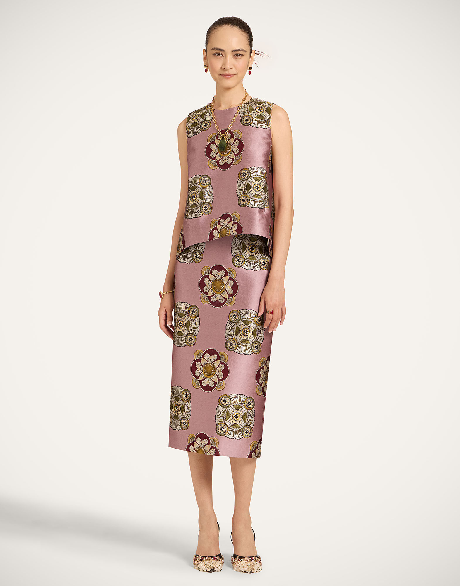 La DoubleJ Pencil Skirt Nucleus Dusty Pink SKI0011JCQ114NUC03PI10