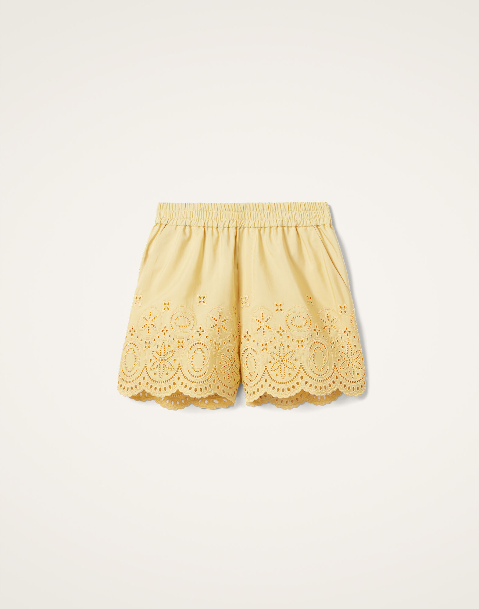 La DoubleJ Pull-Up Shorts Eclipse Light Yellow TRO0161SAN005ECL03YE01
