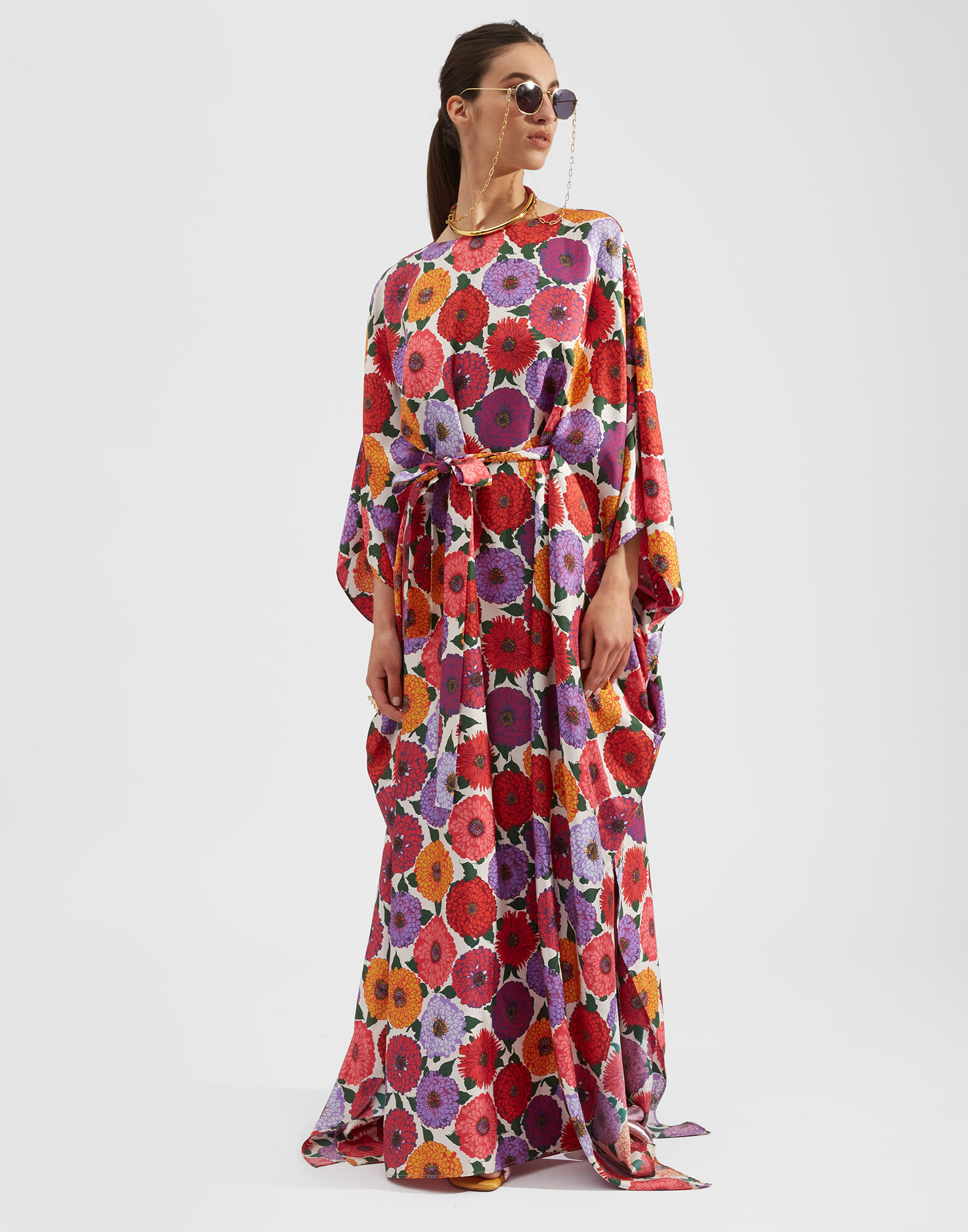 La DoubleJ Square Kaftan Zinnie DRE0369SIL001ZIN0001