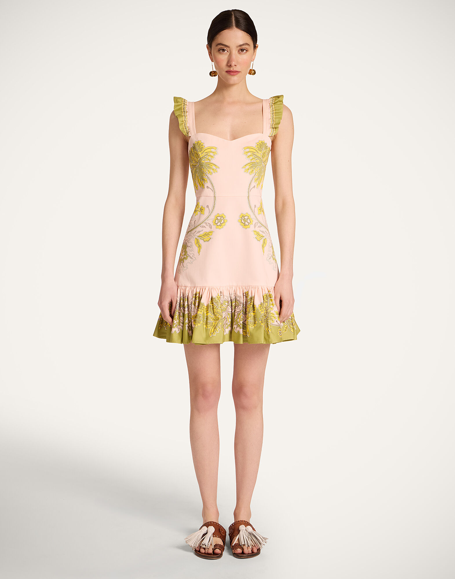 La DoubleJ Mini Gingerbread Dress Swathe Plac&eacute;e Pink DRE0859COT037SWA03PI01