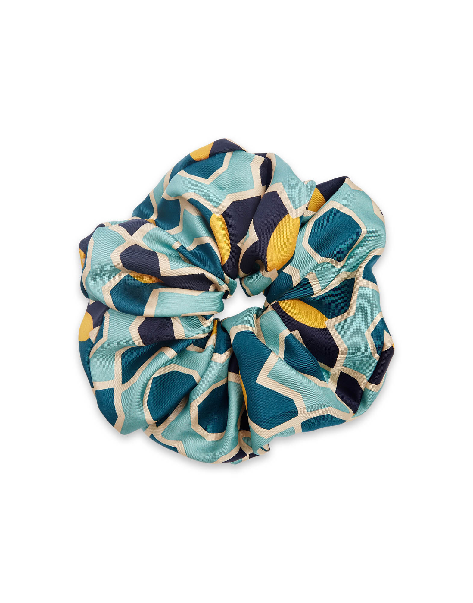 La DoubleJ Giga Scrunchie Plaza Light Blue SCR0003SIL001PLA01BU01