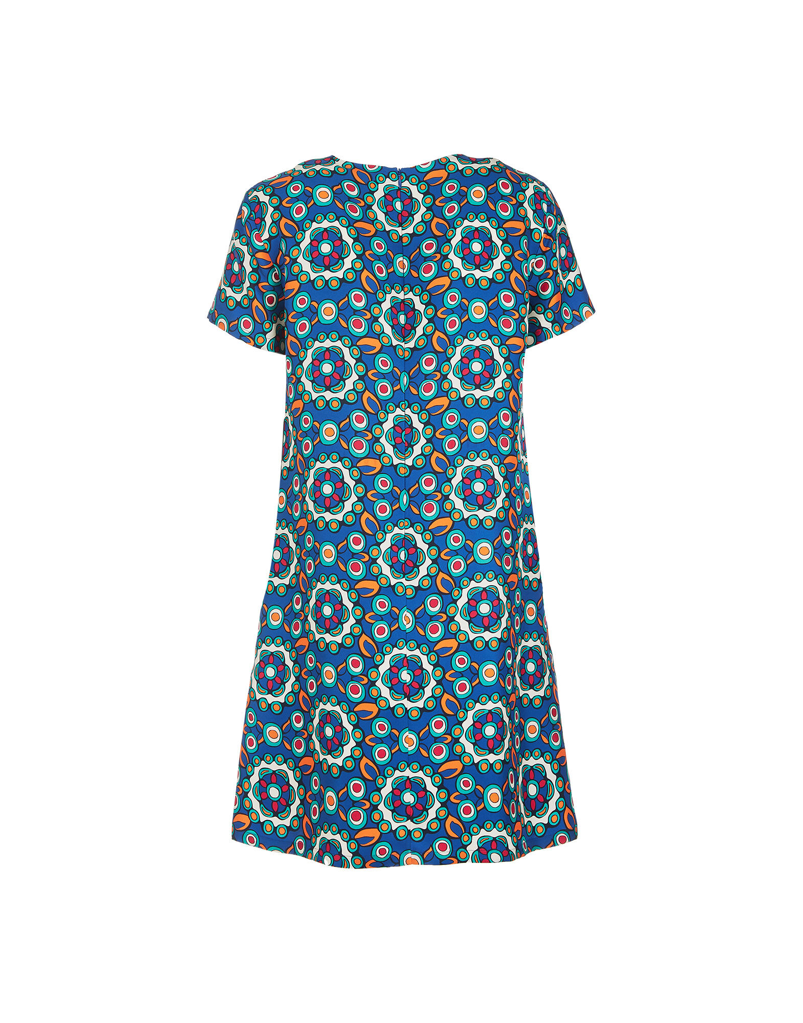 La DoubleJ Mini Swing Dress Kaleidoscope Bluette DRE0159SIL001KAL0005