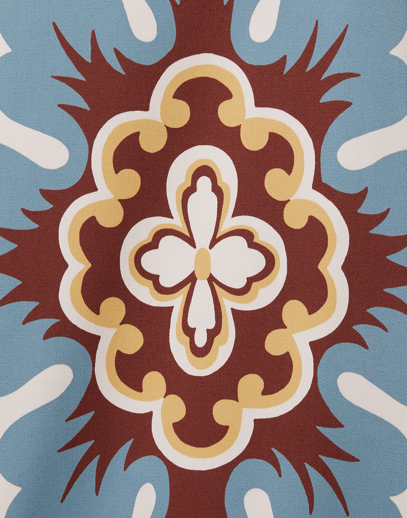 La DoubleJ Gingerbread Dress Palazzo Plac&eacute;e Chocolate DRE0672COT037PAL08BR07