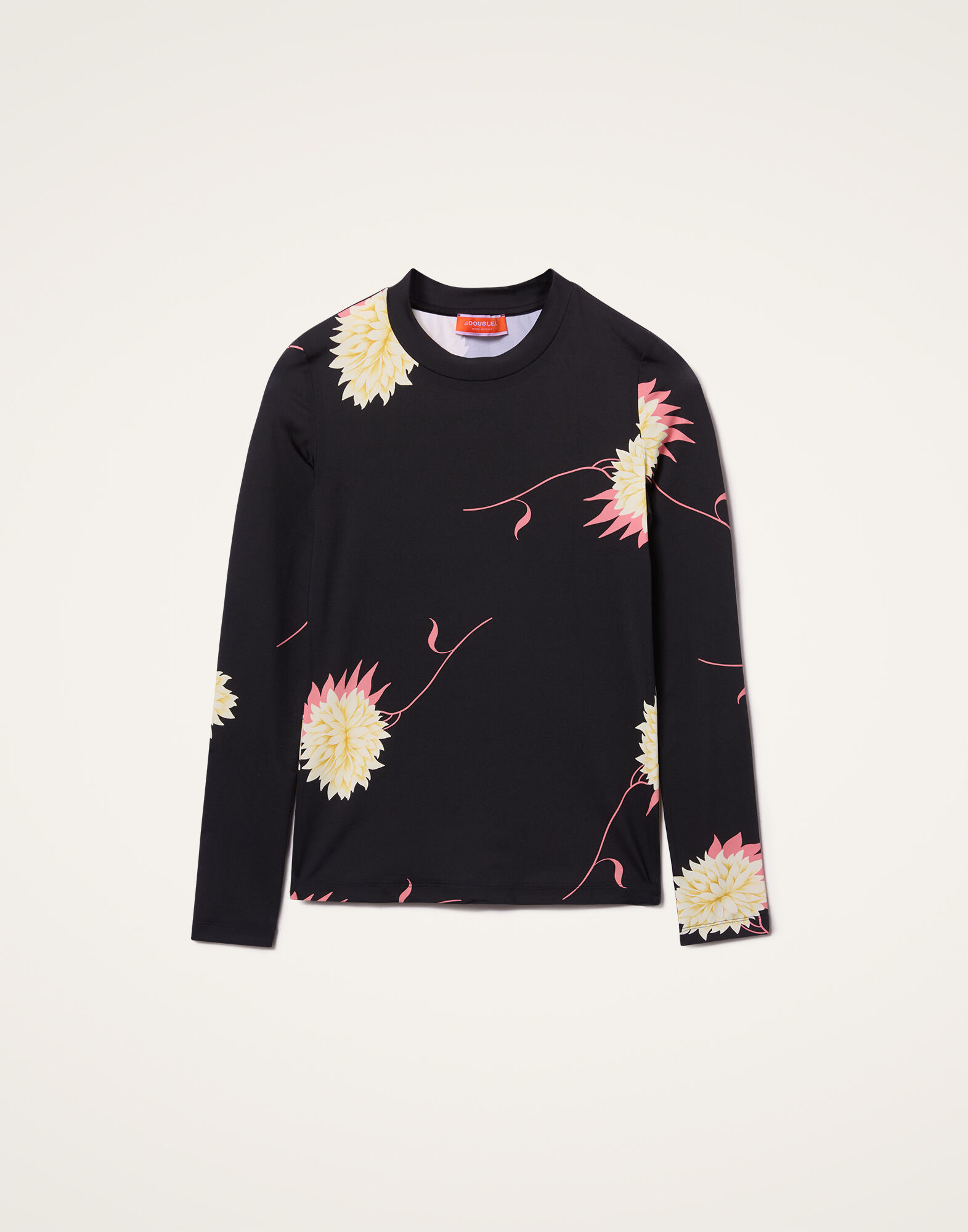 La DoubleJ Crew Top Derby Black TOP0024JER005DER01BL01