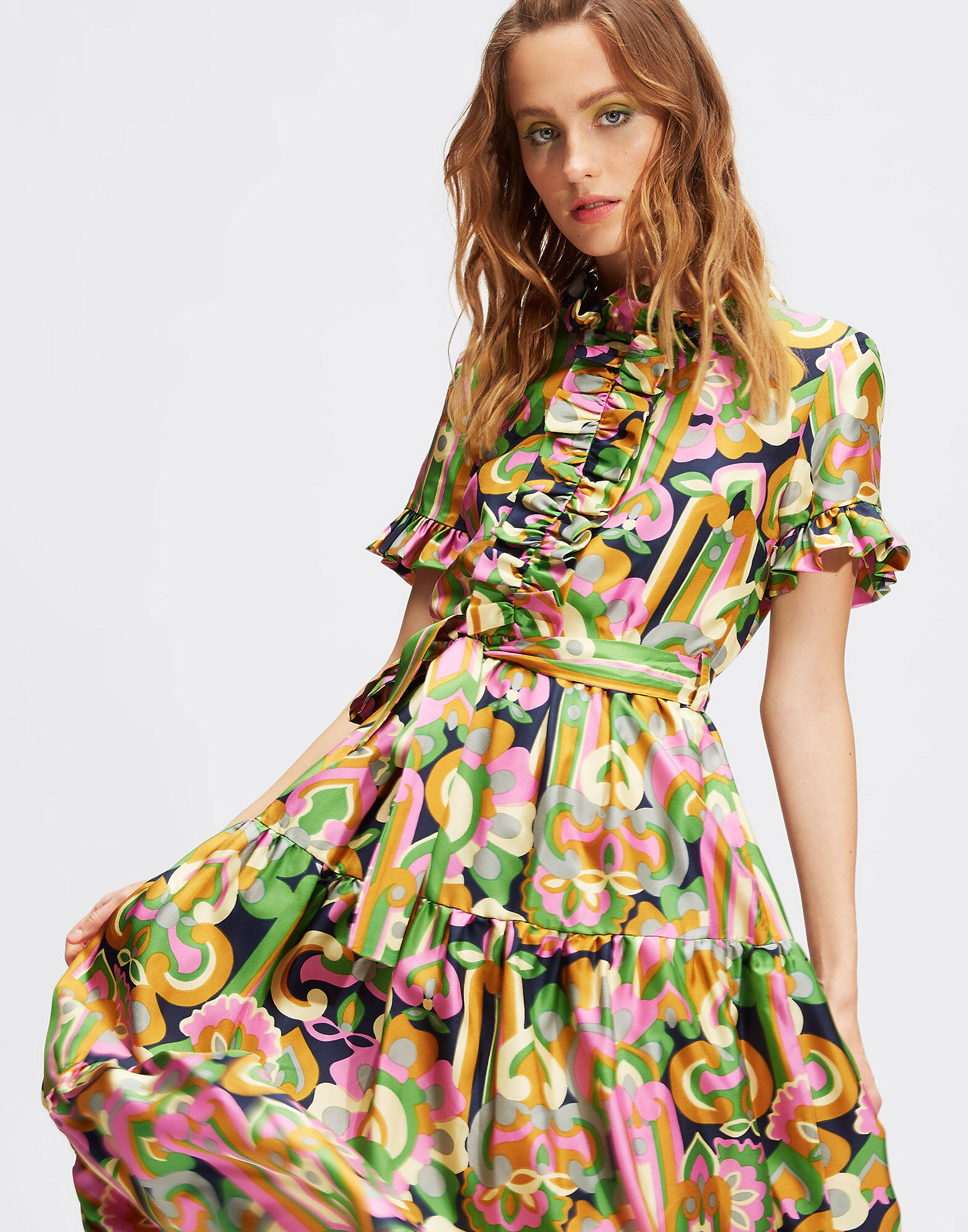 LaDoubleJ Long & Sassy Dress Lisboa Rosa DRE0017SIL001LIS0002