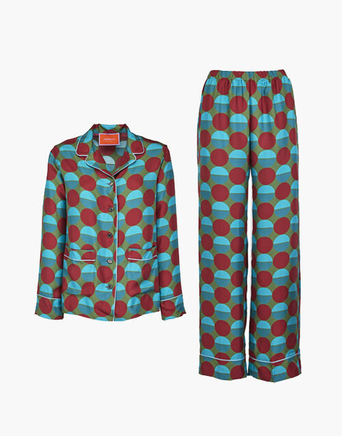 Women's Sleepwear: Printed Silk Pajama Sets | La DoubleJ© US