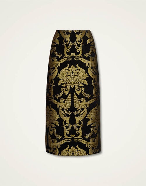 La DoubleJ Pencil Skirt Cherubs Black SKI0011JCQ085CRB02BL01