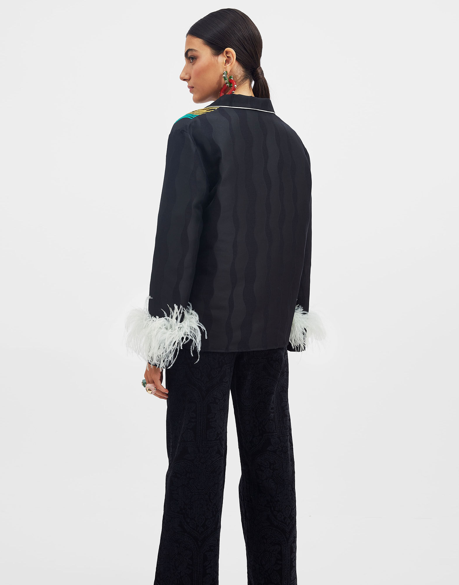 La DoubleJ Nile Jacket The Nile Black JAC0075JCQ055NIL02BL01