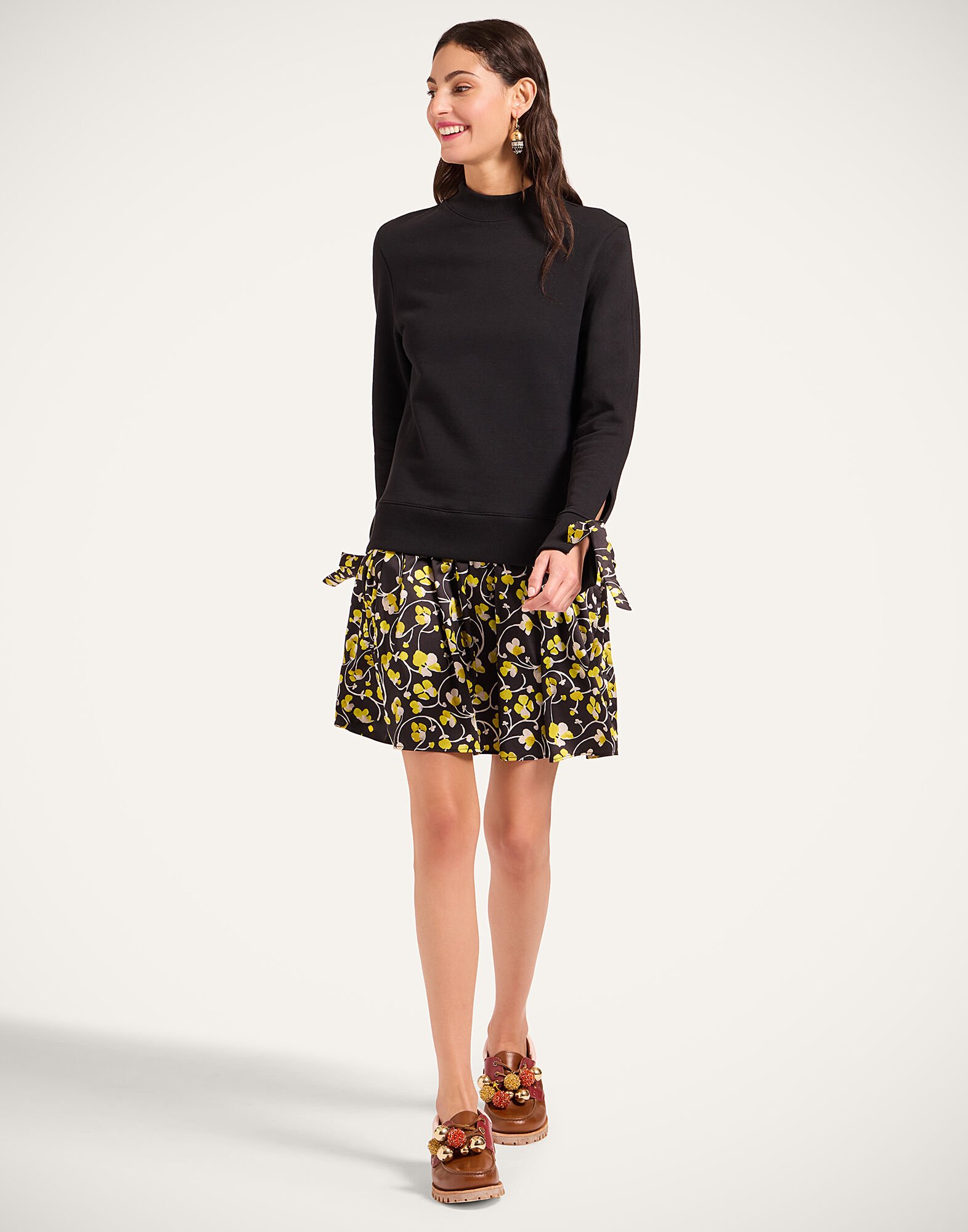 La DoubleJ Sporty Dress Honeysuckle Black DRE0453FOD001HNY01BL01