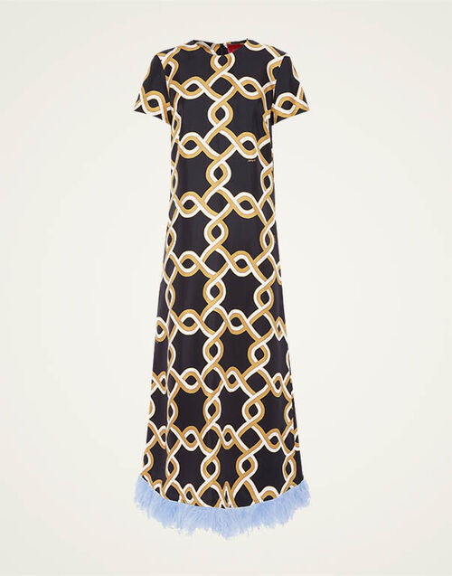 La DoubleJ Swing Dress Tackle Black DRE0316SIL001TAC01BL01