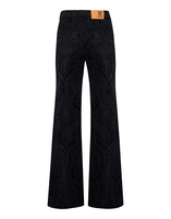 La DoubleJ Flare Jeans Corte Black TRO0096DEN001CRT04BL01