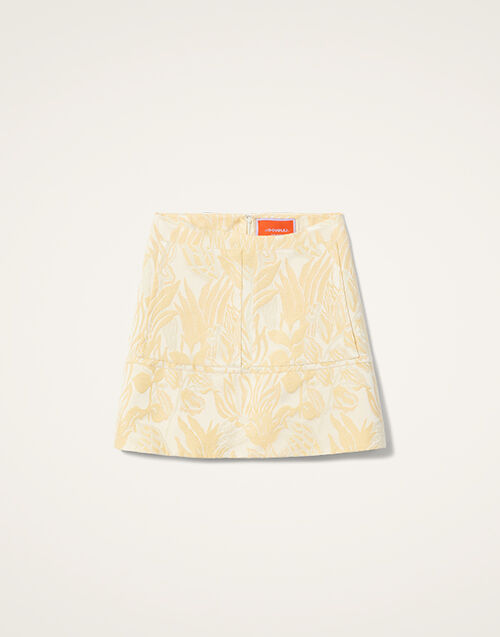 La DoubleJ Short Skirt Iris Yellow SKI0027JCQ109IRS06YE02