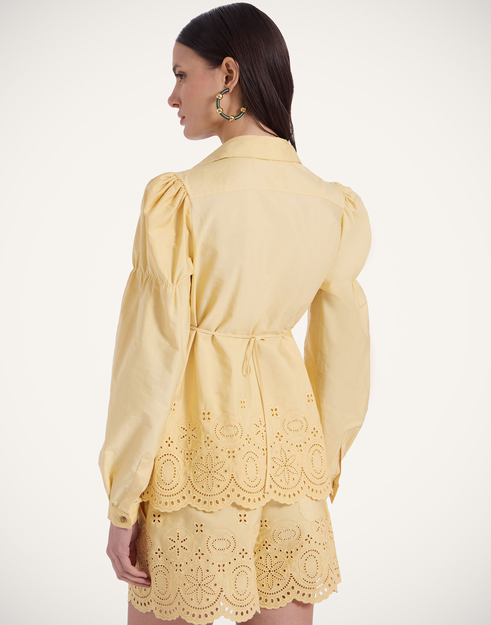 La DoubleJ Franca Shirt Eclipse Light Yellow SHI0128SAN005ECL03YE01