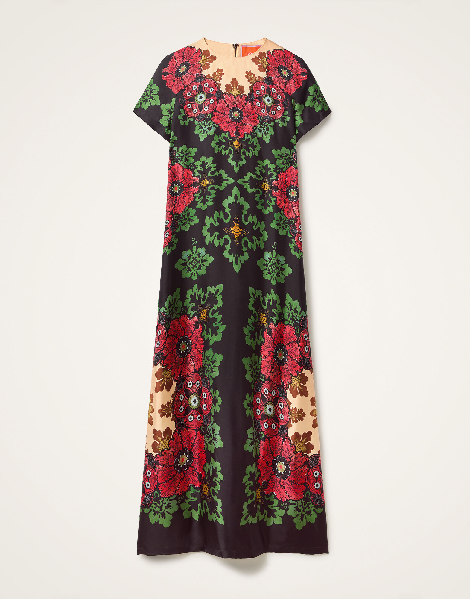 La DoubleJ Swing Dress Bounty Plac&eacute;e Red DRE0128SIL006BOU01RE01