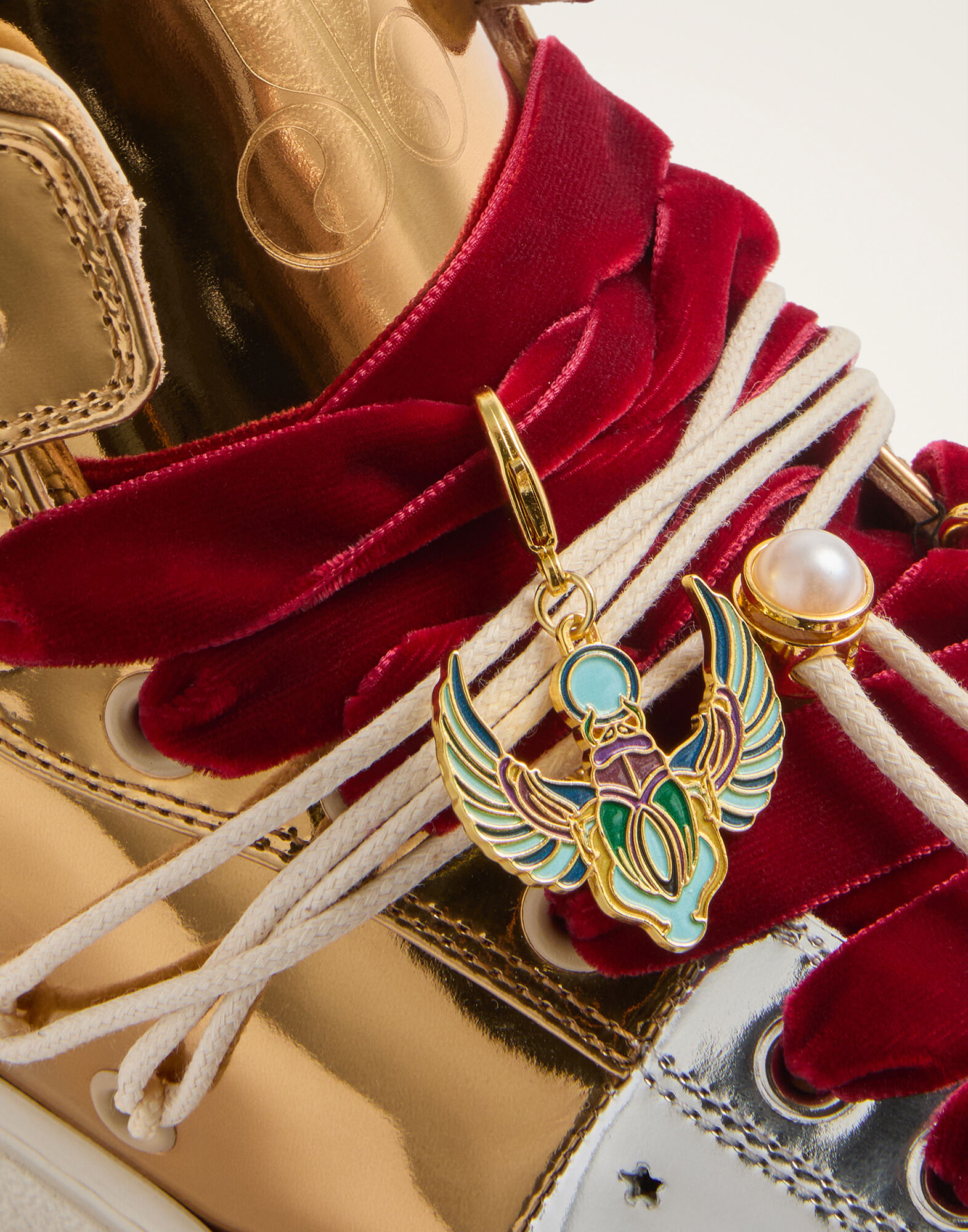 La DoubleJ All Time High Top Bicolor Gold SHO0113LEA018BIC01YE05