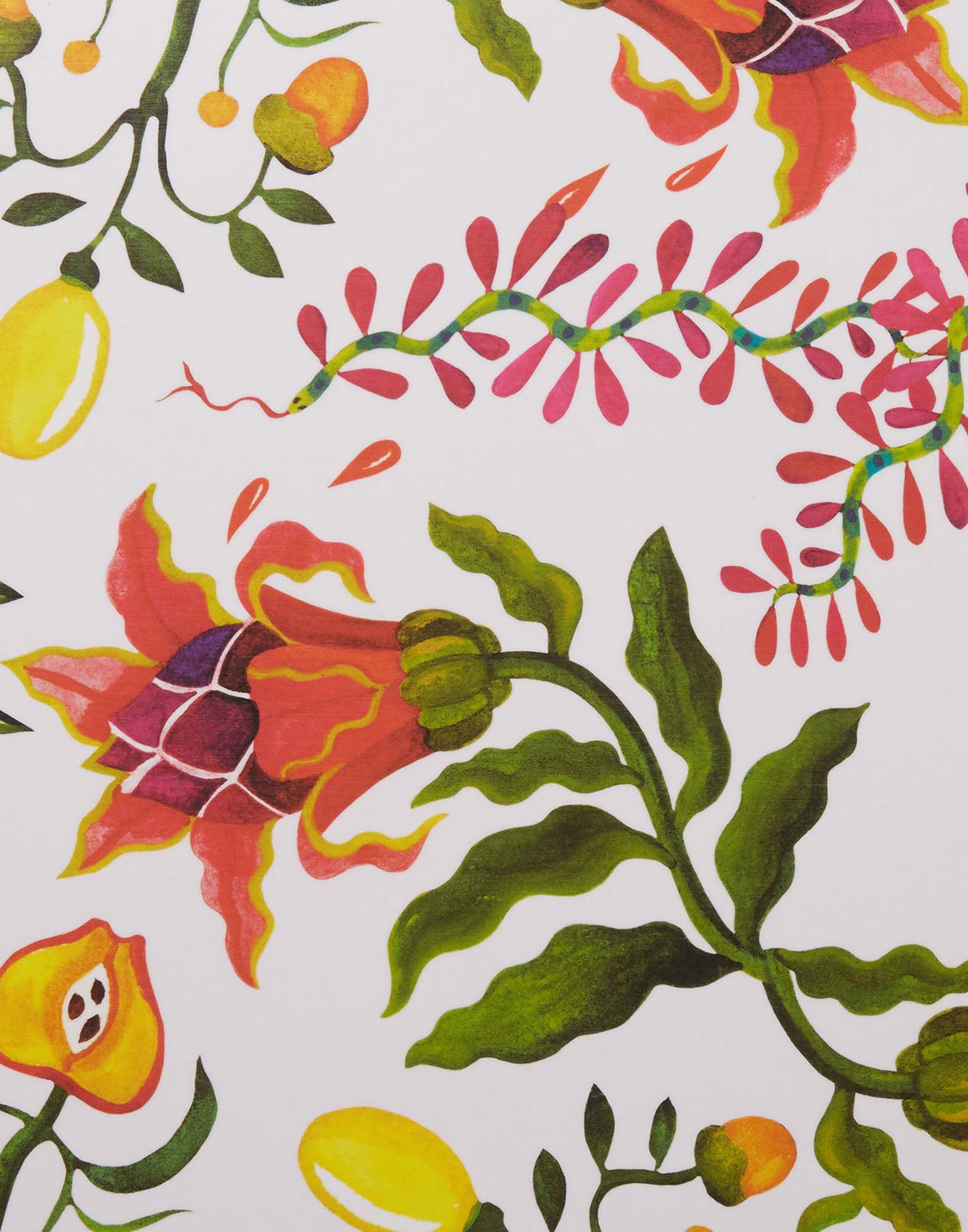 La DoubleJ Rectangular Printed Tray Eden TRA0001WOD001HLE0008