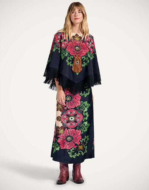 La DoubleJ Sarong Skirt Bounty Placée Red SKI0122SIL006BOU01RE01