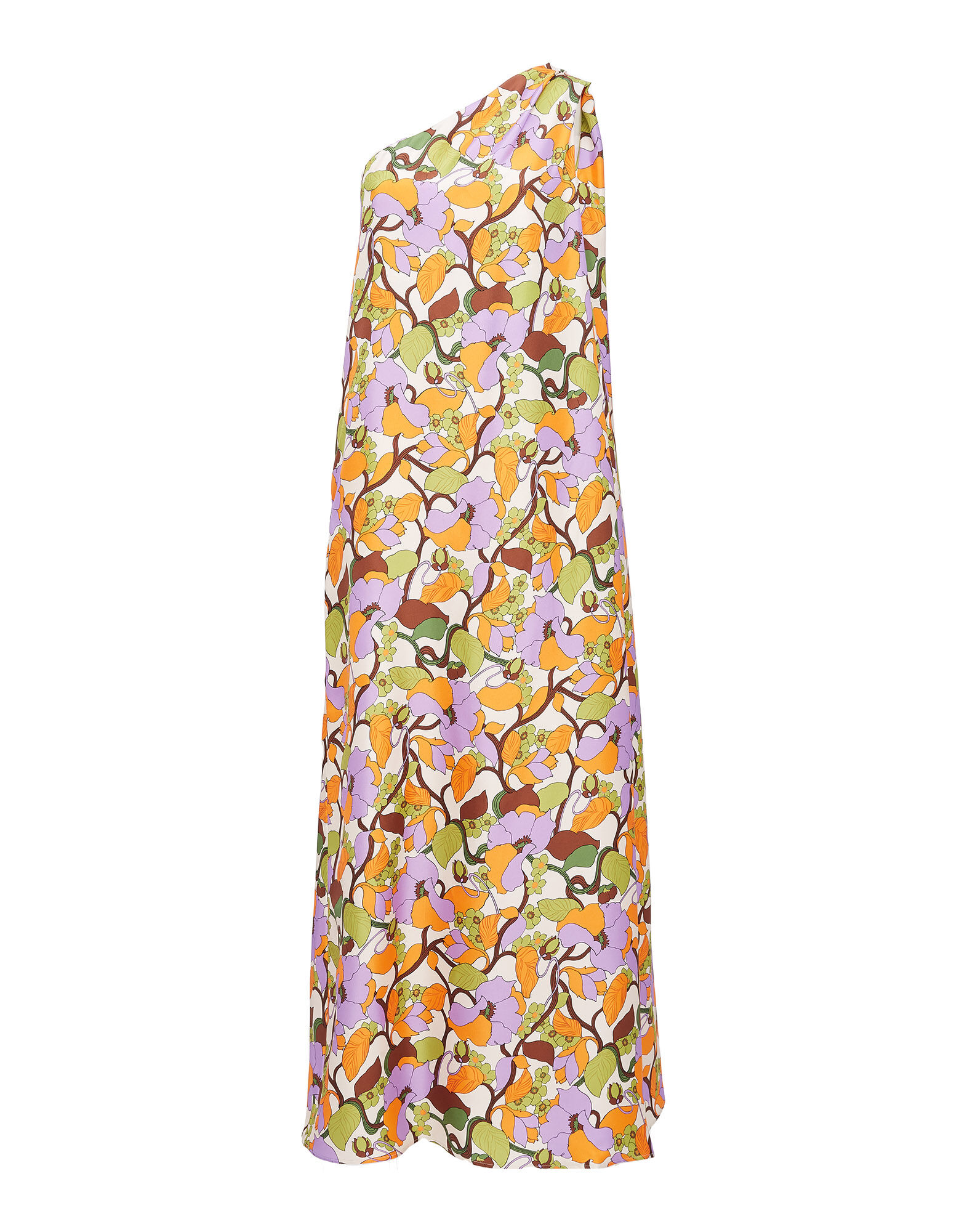 La DoubleJ Roy Dress Vines Bianco DRE0460SIL001VIN0002