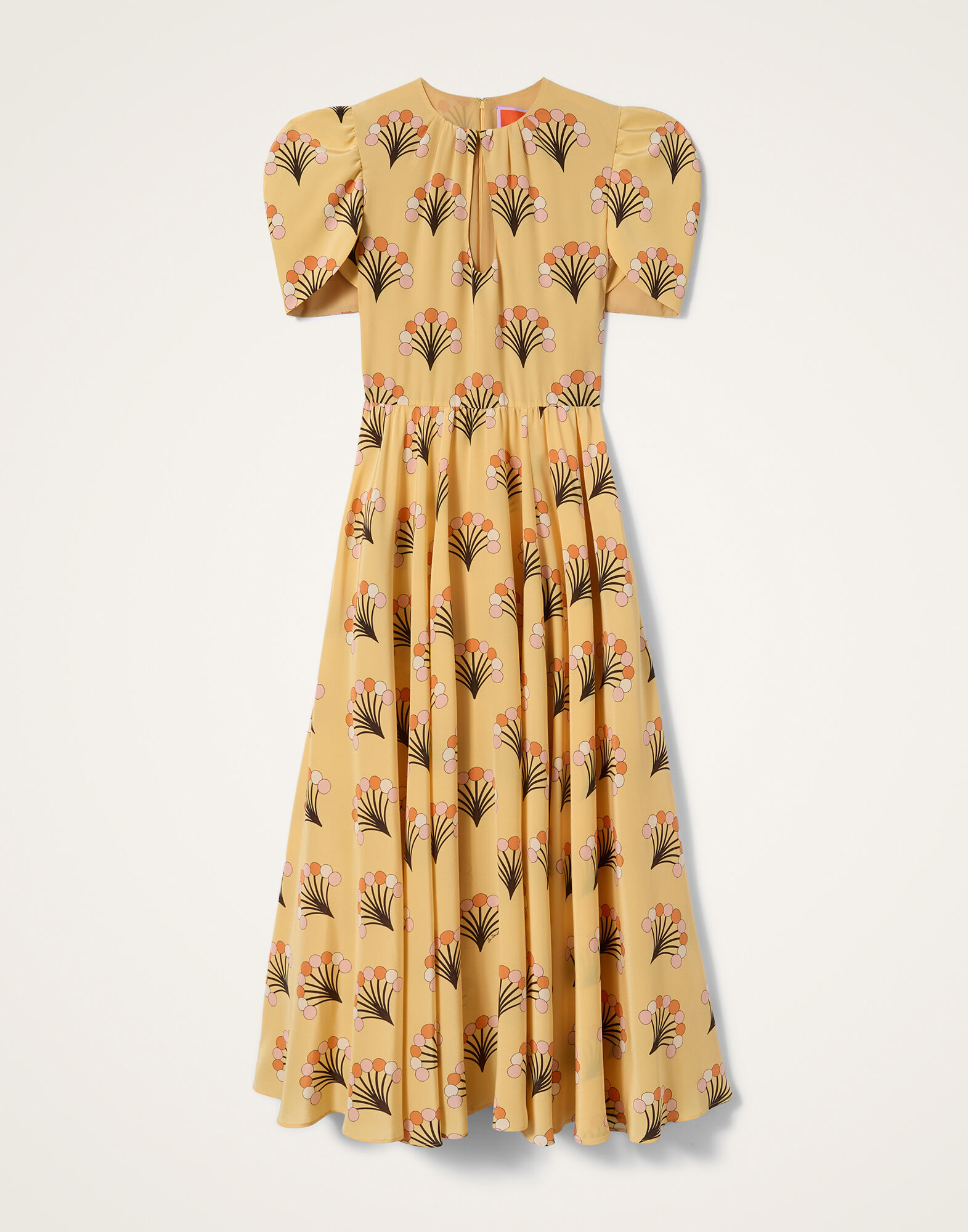 La DoubleJ Petal Dress Florette Yellow DRE1032CRE001FLO05YE02