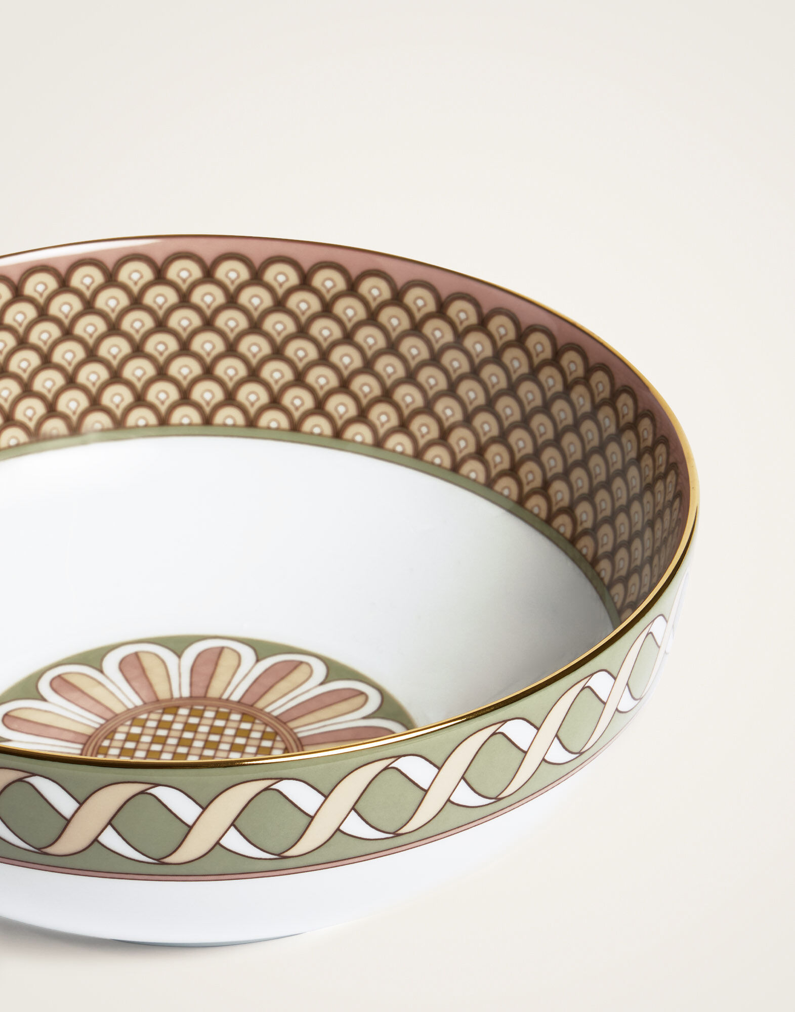 La DoubleJ Serving Bowl Odysseus Dusty Pink BWS0002CER001ODY01PI10