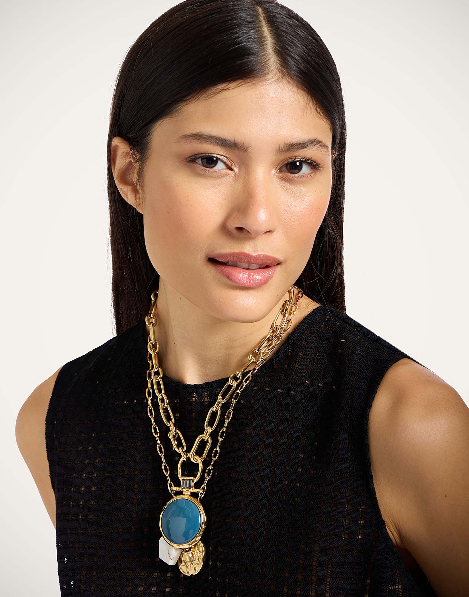 La DoubleJ La Scala Top Solid Black TOP0159COT077SOLIDBL01